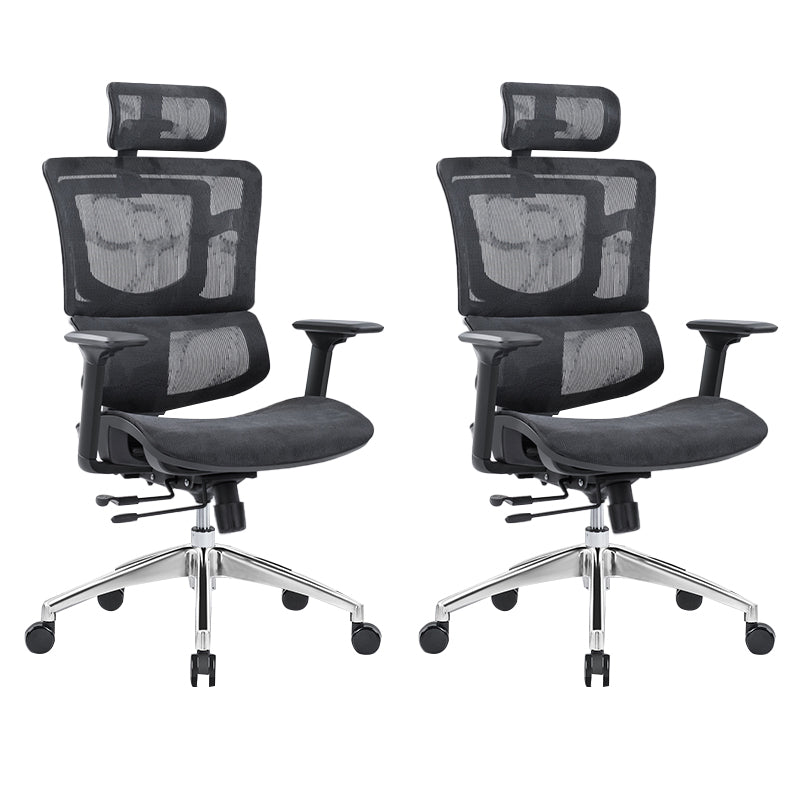 Chaise de bureau de hauteur de siège réglable chaise de bureau contemporaine avec roues