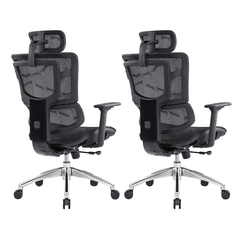 Chaise de bureau de hauteur de siège réglable chaise de bureau contemporaine avec roues