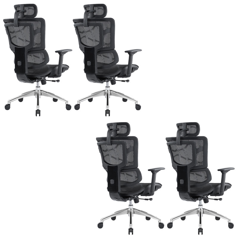 Chaise de bureau de hauteur de siège réglable chaise de bureau contemporaine avec roues