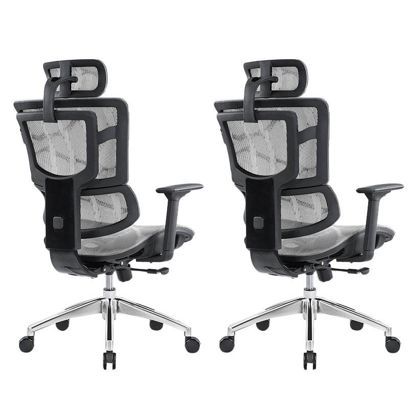 Chaise de bureau de hauteur de siège réglable chaise de bureau contemporaine avec roues