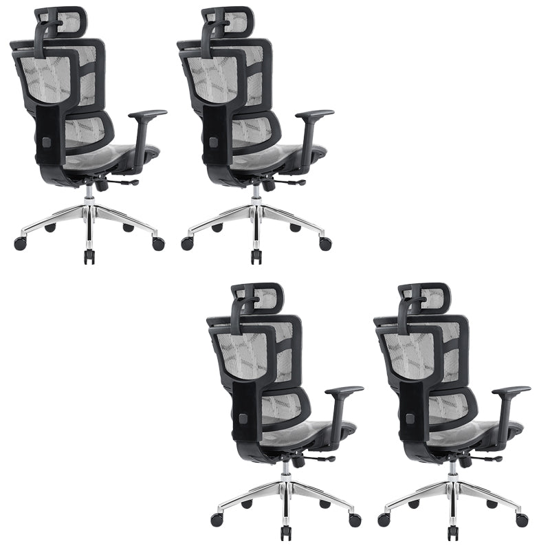 Chaise de bureau de hauteur de siège réglable chaise de bureau contemporaine avec roues