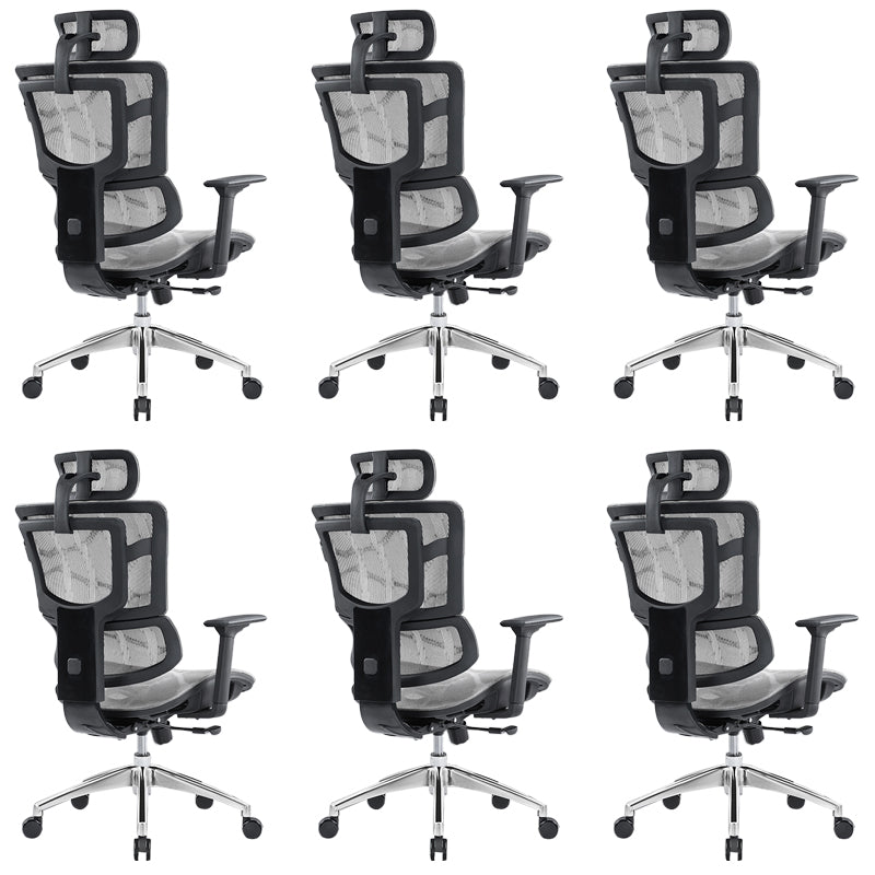 Chaise de bureau de hauteur de siège réglable chaise de bureau contemporaine avec roues