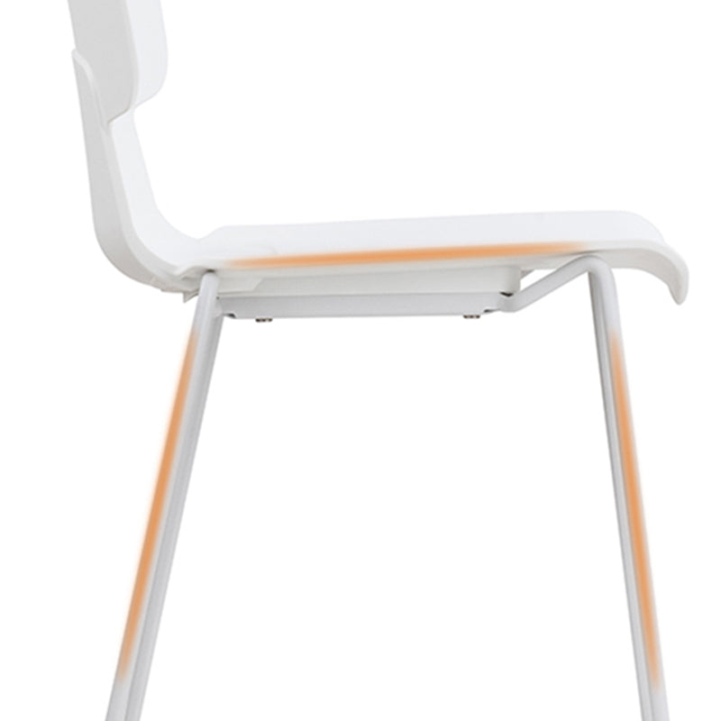 Silla de escritorio moderna brazos fijos tapizados sin silla angustiante