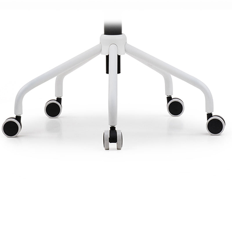 Silla de escritorio moderna brazos fijos tapizados sin silla angustiante