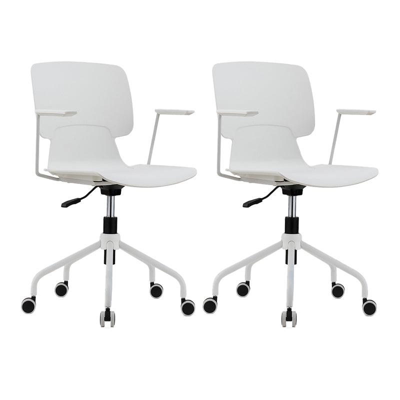 Silla de escritorio moderna brazos fijos tapizados sin silla angustiante