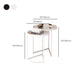 Minimalism Coffee Table Set Glass Round 2-Piece Coffee Cocktail Table Clearhalo 'Coffee & Accent Tables' 'Coffee Tables' 'coffee_tables' 'furn' 'furn_coffee_tables' 'Furniture' 'Living Room Furniture' 7394661