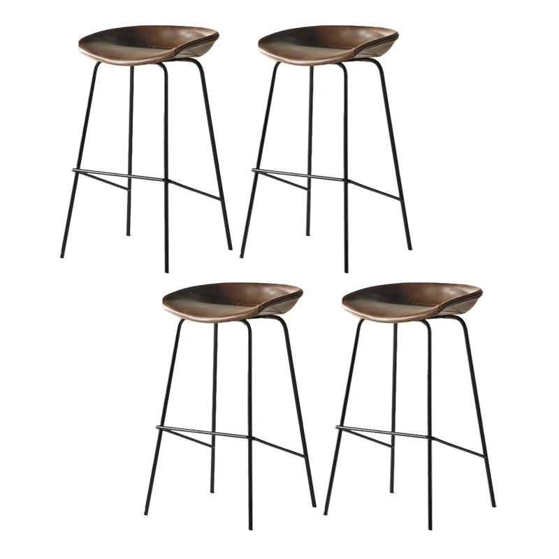 Sgabello da bar in ferro con bancone senza braccio moderno sgabello da bar con pedale per caffè