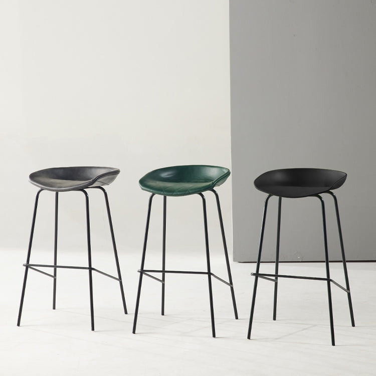 Sgabello da bar in ferro con bancone senza braccio moderno sgabello da bar con pedale per caffè