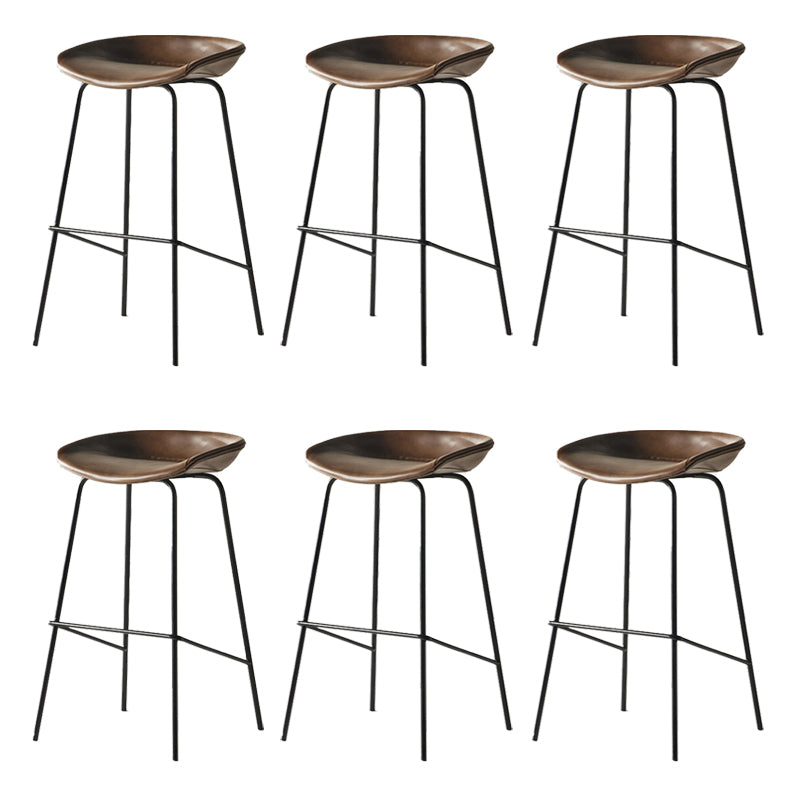 Sgabello da bar in ferro con bancone senza braccio moderno sgabello da bar con pedale per caffè