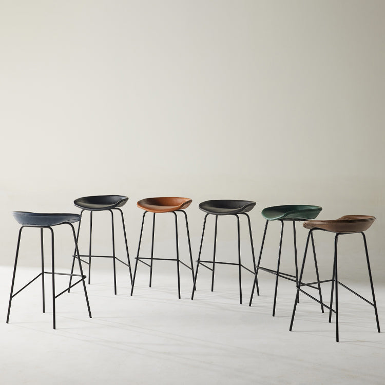 Sgabello da bar in ferro con bancone senza braccio moderno sgabello da bar con pedale per caffè