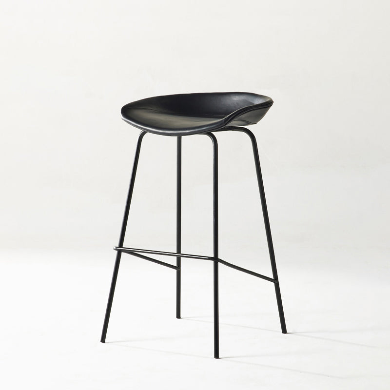 Sgabello da bar in ferro con bancone senza braccio moderno sgabello da bar con pedale per caffè