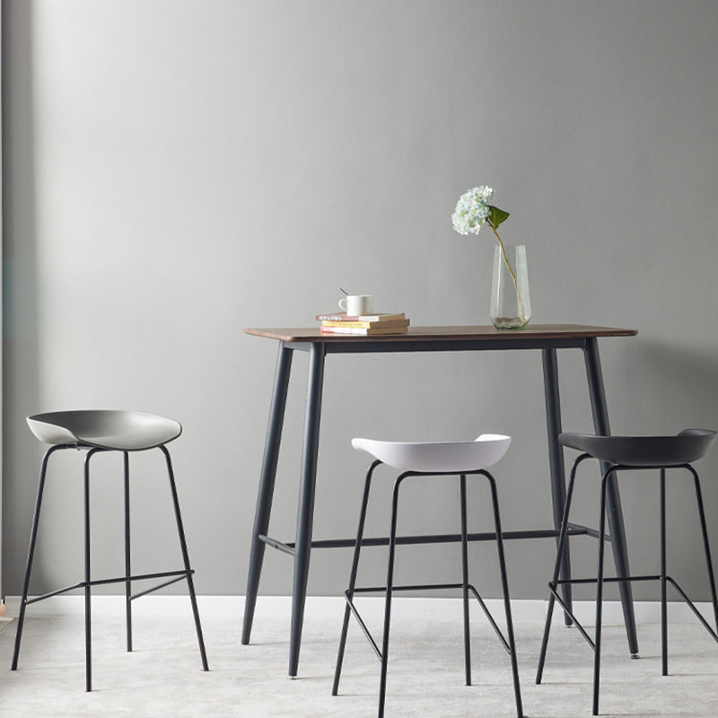 Sgabello da bar in ferro con bancone senza braccio moderno sgabello da bar con pedale per caffè