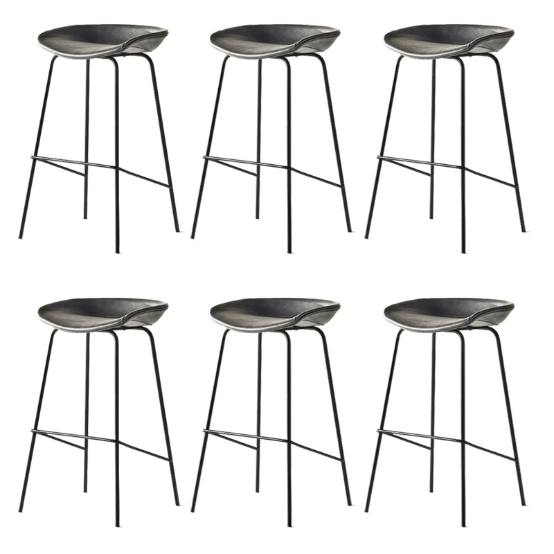 Sgabello da bar in ferro con bancone senza braccio moderno sgabello da bar con pedale per caffè