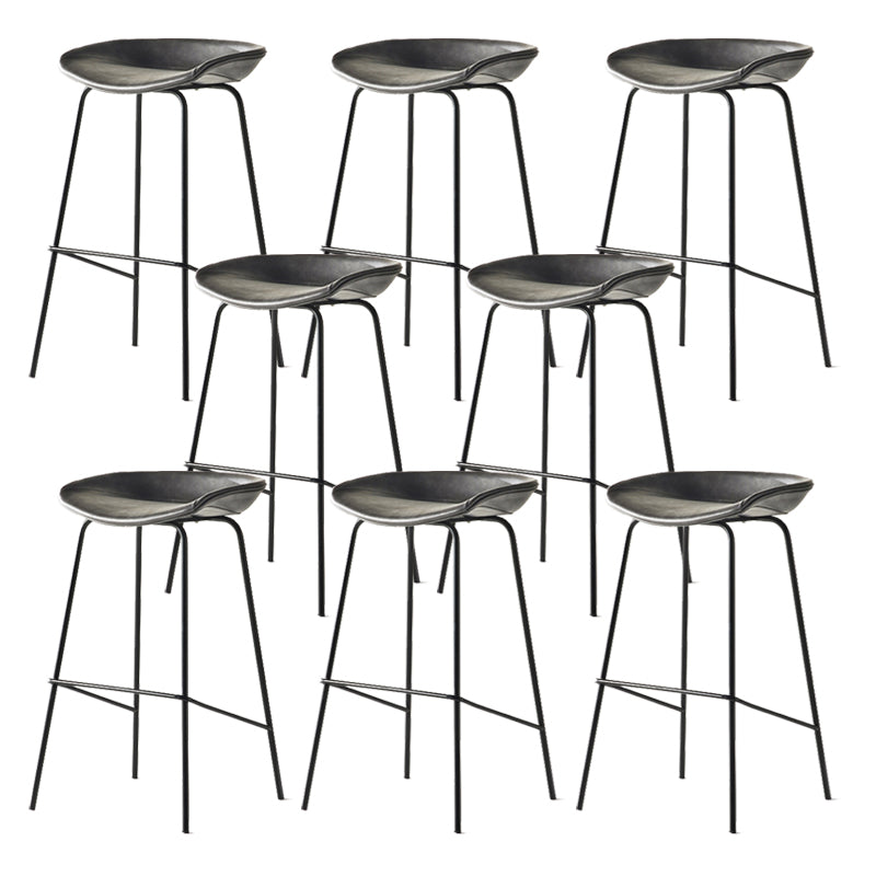 Sgabello da bar in ferro con bancone senza braccio moderno sgabello da bar con pedale per caffè