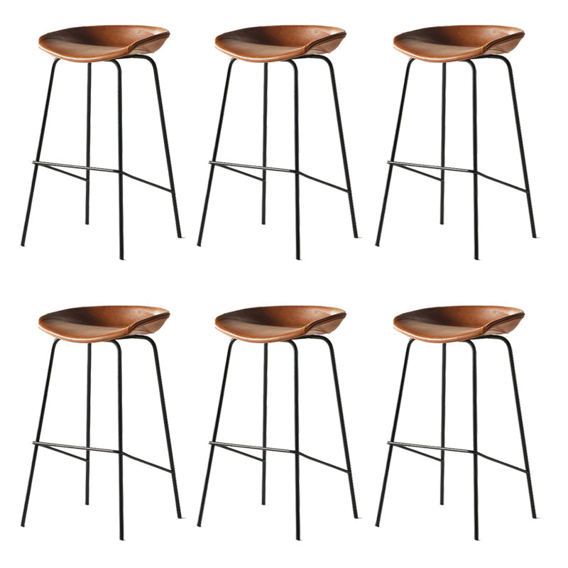 Sgabello da bar in ferro con bancone senza braccio moderno sgabello da bar con pedale per caffè