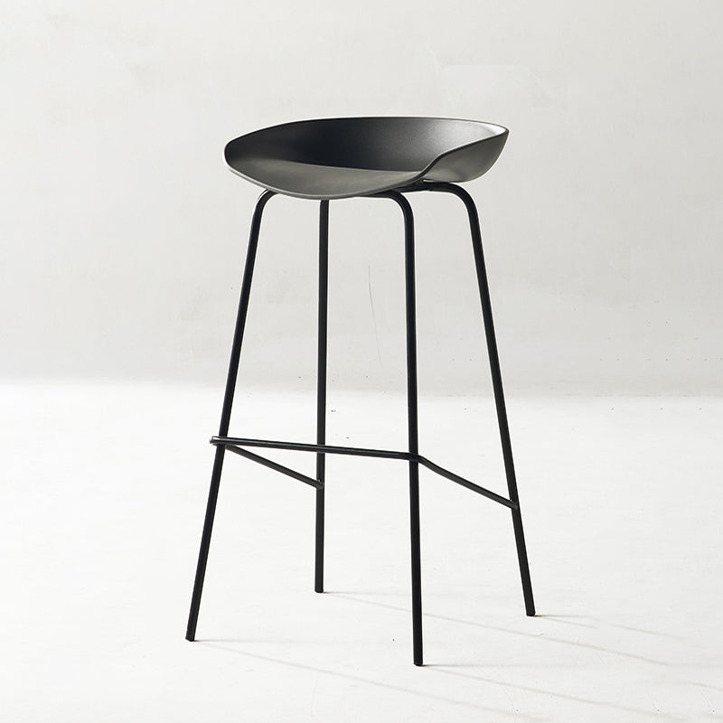 Sgabello da bar in ferro con bancone senza braccio moderno sgabello da bar con pedale per caffè