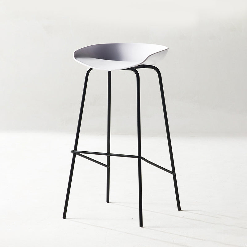 Sgabello da bar in ferro con bancone senza braccio moderno sgabello da bar con pedale per caffè