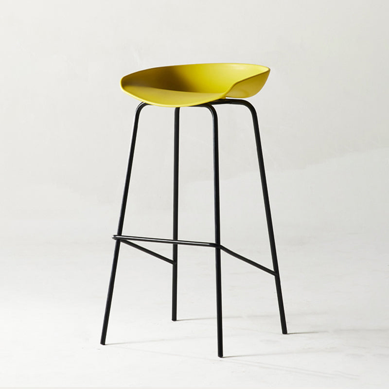 Sgabello da bar in ferro con bancone senza braccio moderno sgabello da bar con pedale per caffè