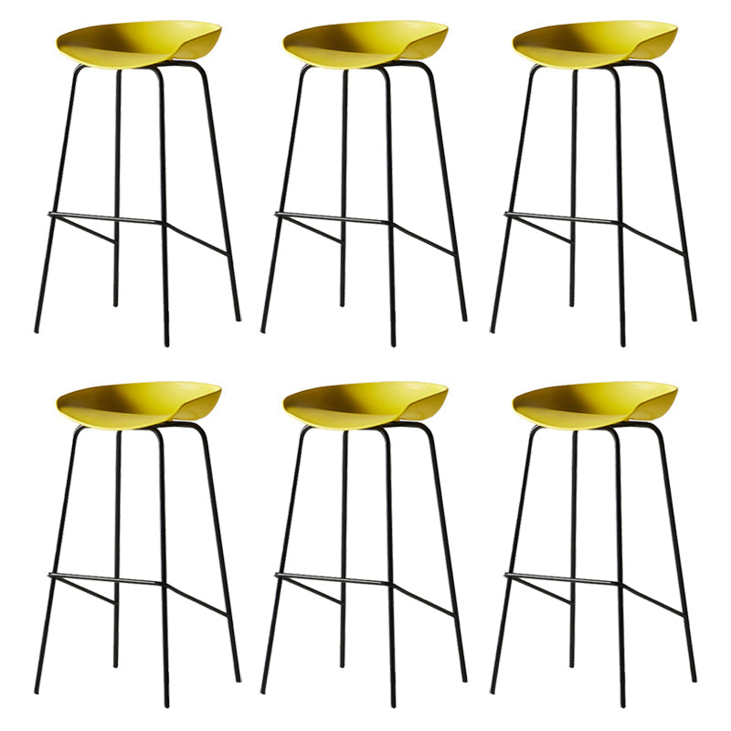 Sgabello da bar in ferro con bancone senza braccio moderno sgabello da bar con pedale per caffè