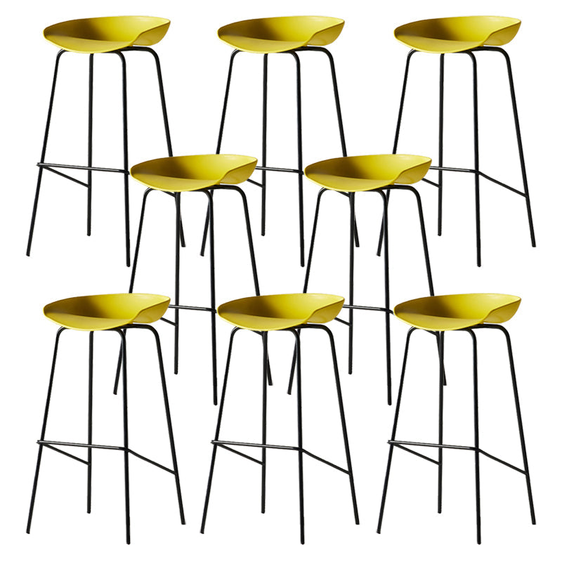 Sgabello da bar in ferro con bancone senza braccio moderno sgabello da bar con pedale per caffè