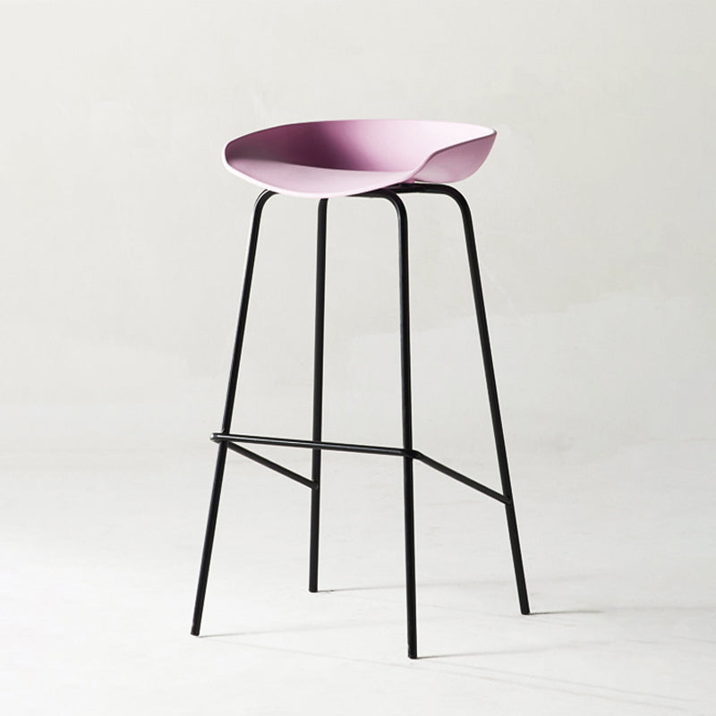 Sgabello da bar in ferro con bancone senza braccio moderno sgabello da bar con pedale per caffè