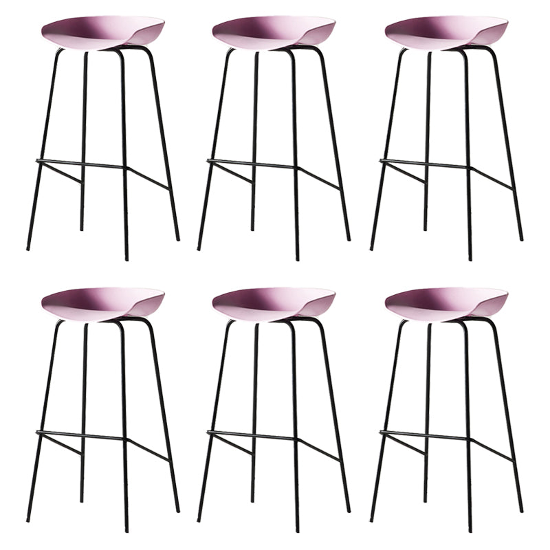 Sgabello da bar in ferro con bancone senza braccio moderno sgabello da bar con pedale per caffè