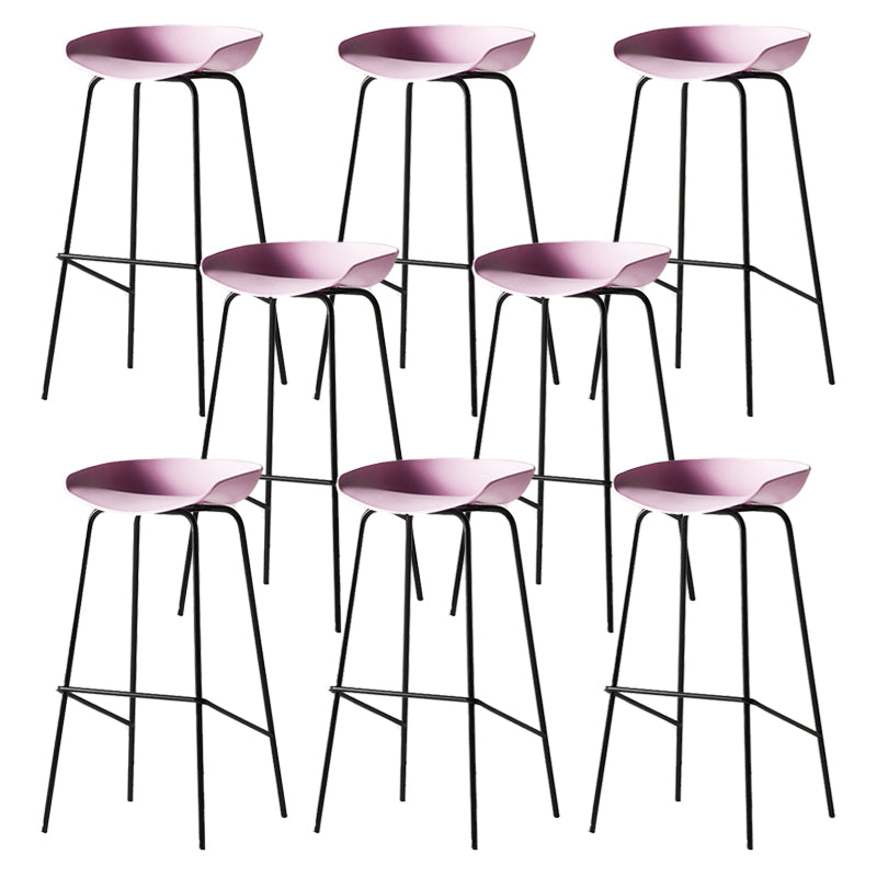 Sgabello da bar in ferro con bancone senza braccio moderno sgabello da bar con pedale per caffè