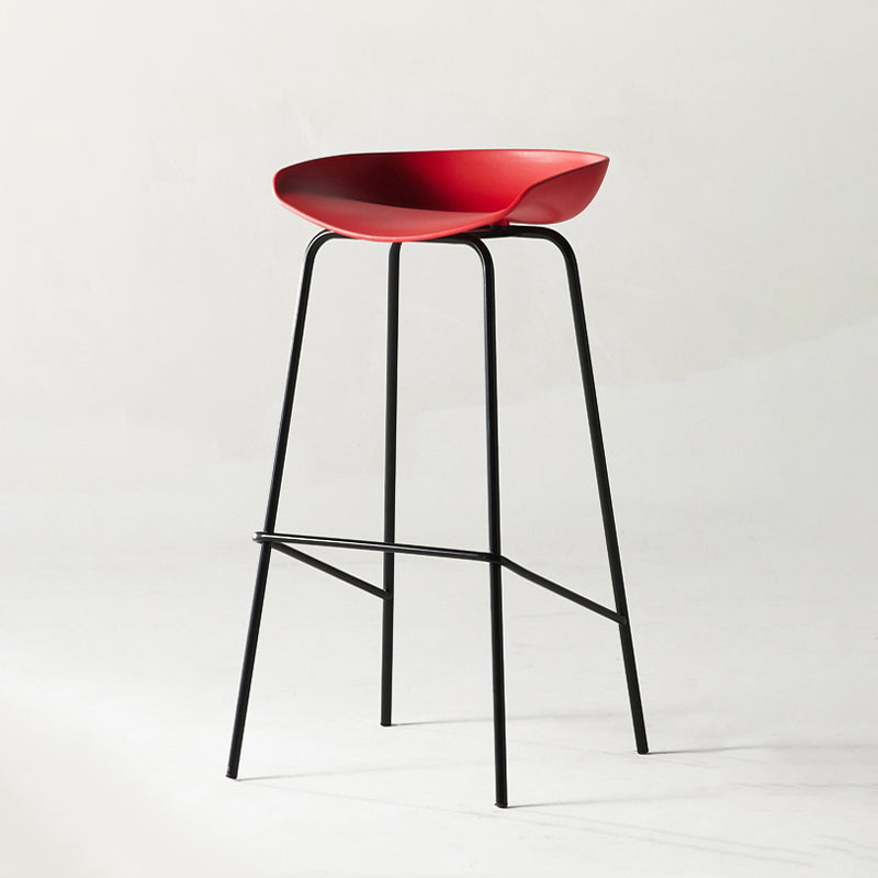 Sgabello da bar in ferro con bancone senza braccio moderno sgabello da bar con pedale per caffè