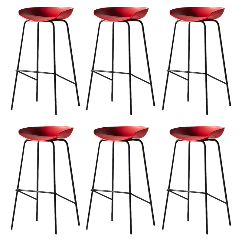 Sgabello da bar in ferro con bancone senza braccio moderno sgabello da bar con pedale per caffè