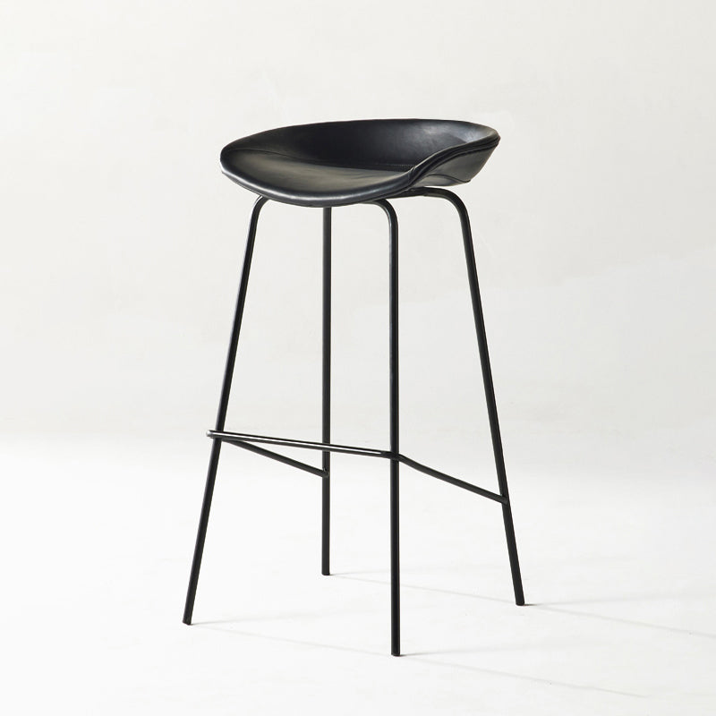 Sgabello da bar in ferro con bancone senza braccio moderno sgabello da bar con pedale per caffè