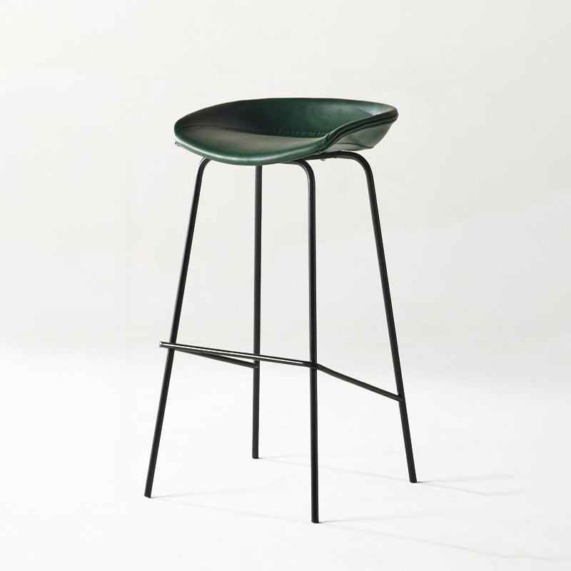 Sgabello da bar in ferro con bancone senza braccio moderno sgabello da bar con pedale per caffè