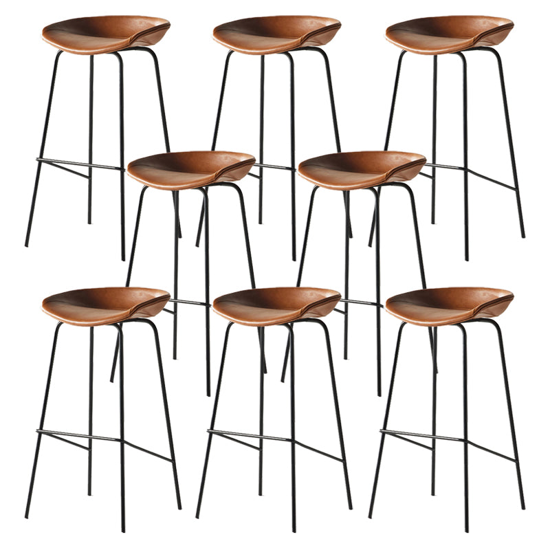 Sgabello da bar in ferro con bancone senza braccio moderno sgabello da bar con pedale per caffè