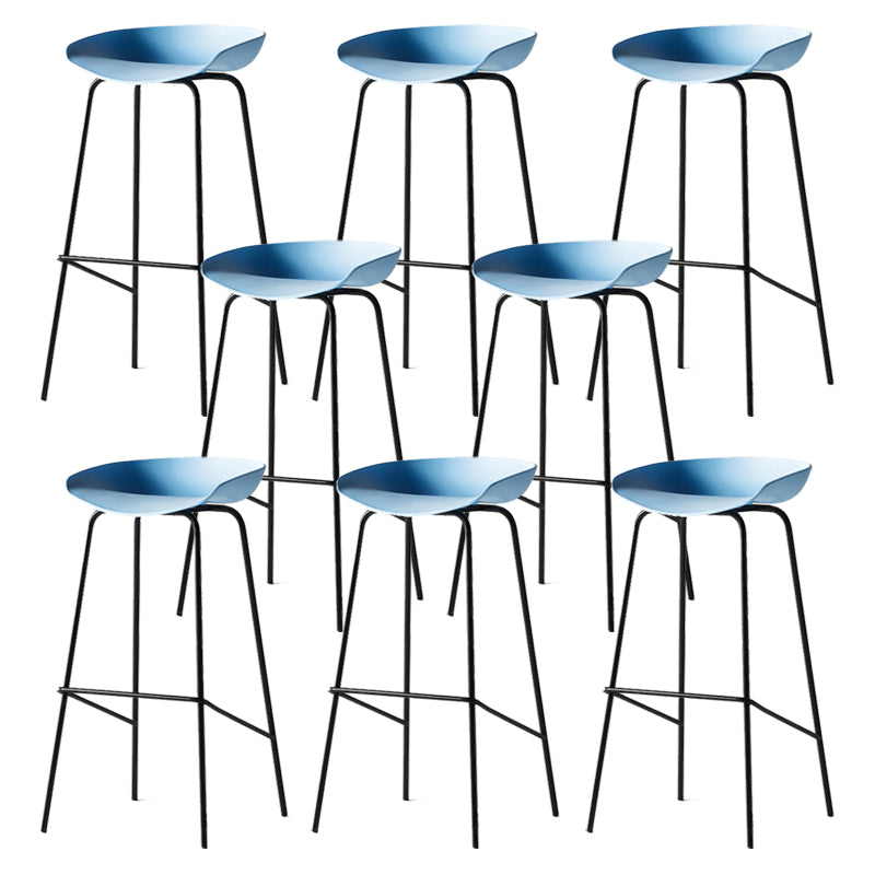 Sgabello da bar in ferro con bancone senza braccio moderno sgabello da bar con pedale per caffè