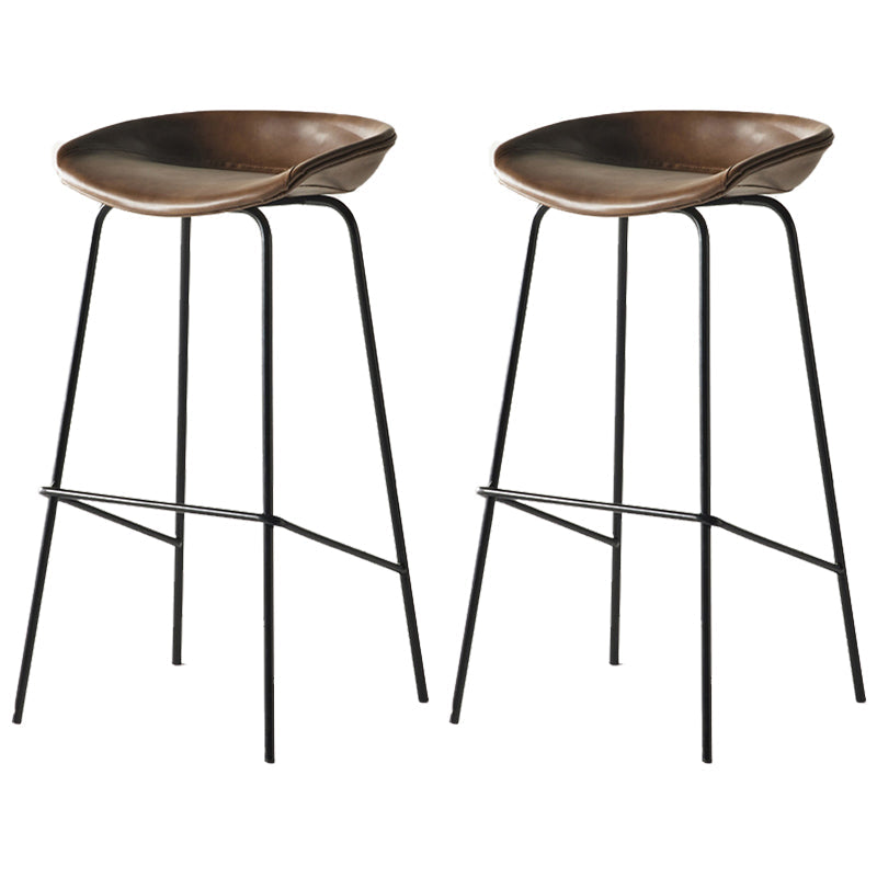 Sgabello da bar in ferro con bancone senza braccio moderno sgabello da bar con pedale per caffè