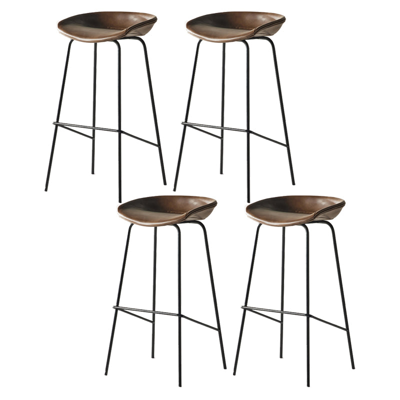 Sgabello da bar in ferro con bancone senza braccio moderno sgabello da bar con pedale per caffè