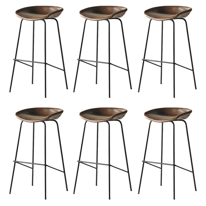 Sgabello da bar in ferro con bancone senza braccio moderno sgabello da bar con pedale per caffè