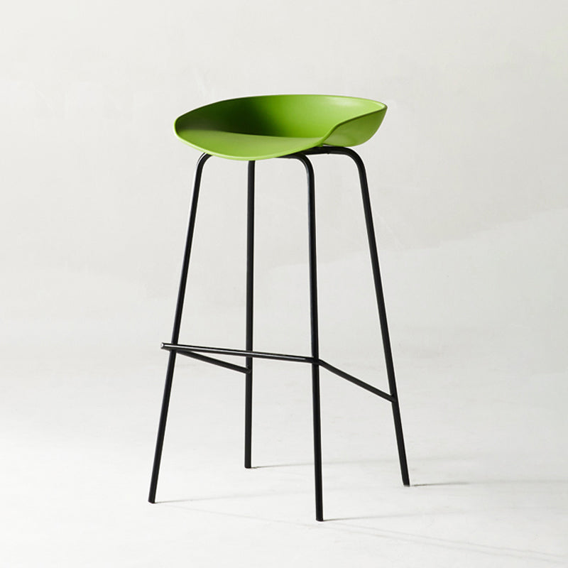 Sgabello da bar in ferro con bancone senza braccio moderno sgabello da bar con pedale per caffè