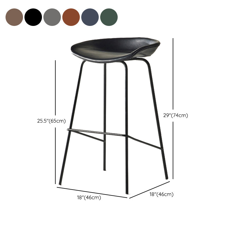 Sgabello da bar in ferro con bancone senza braccio moderno sgabello da bar con pedale per caffè