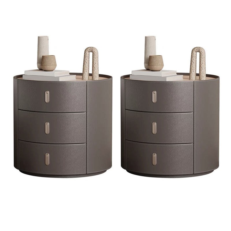 3 cassetti comodini per tavola contemporanea comodino in pelle finta comodino