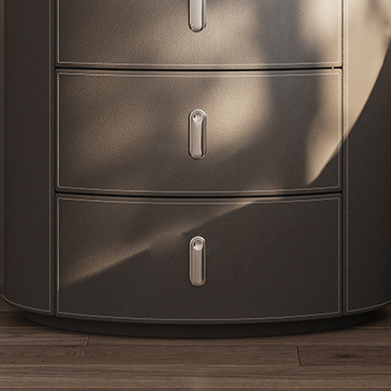 3 cassetti comodini per tavola contemporanea comodino in pelle finta comodino