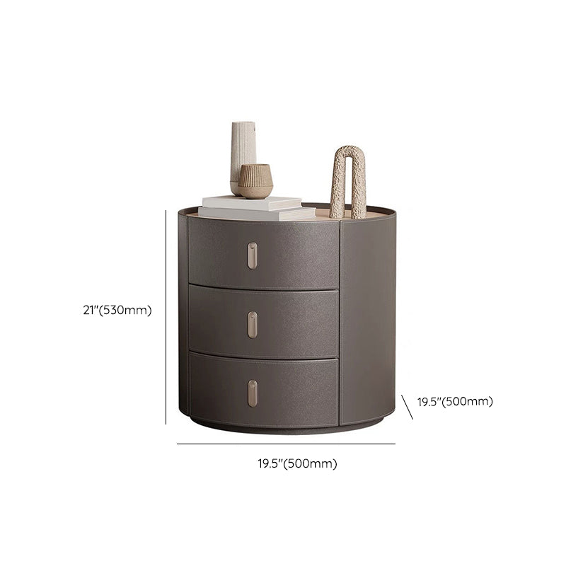 3 cassetti comodini per tavola contemporanea comodino in pelle finta comodino