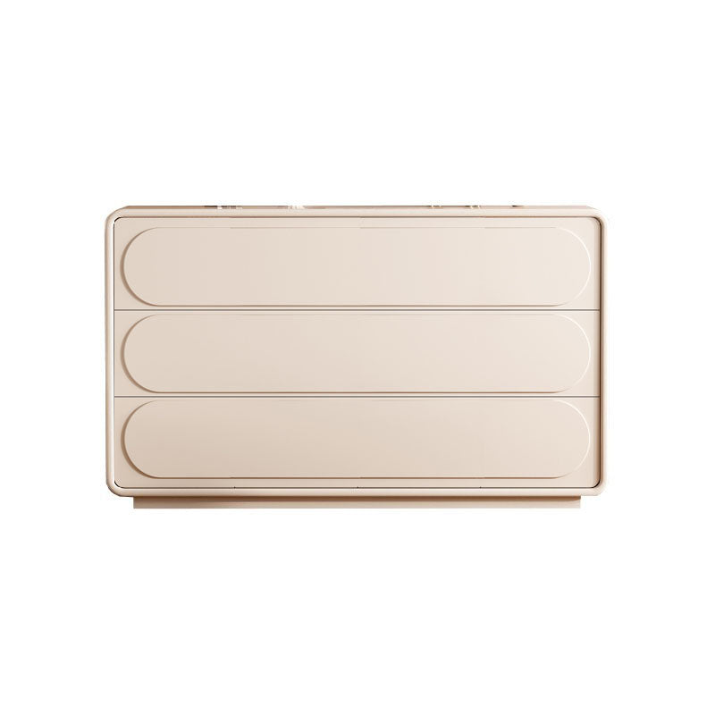 Modern Dresser Solid Wood Storage Chox Coffing con 3 cajones