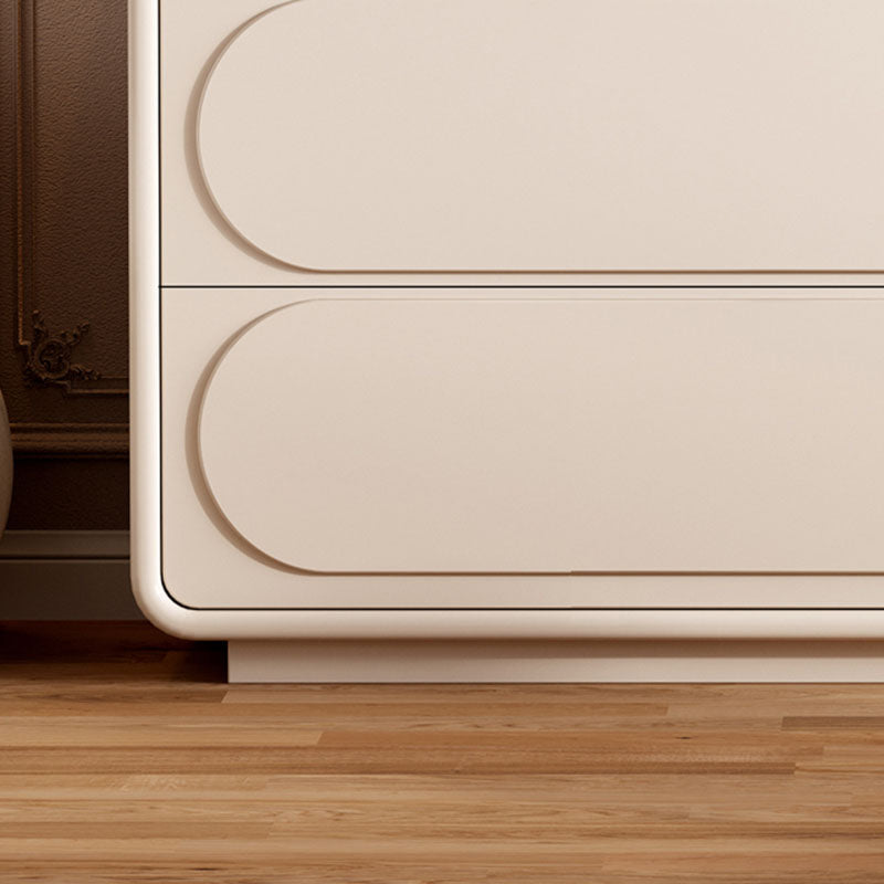 Modern Dresser Solid Wood Storage Chox Coffing con 3 cajones