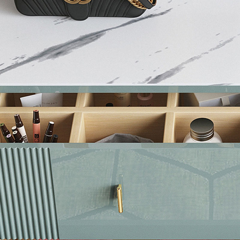 Comercial de cofre de almacenamiento glamorante de glamour de 15.6 pulgadas de ancho de piedra con cajones 6/8/9