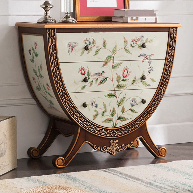 Madera sólida de cofre de almacenamiento tradicional de 15.6 pulgadas de ancho