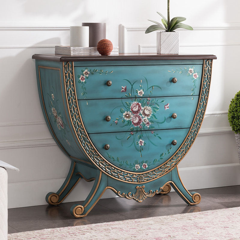 Madera sólida de cofre de almacenamiento tradicional de 15.6 pulgadas de ancho