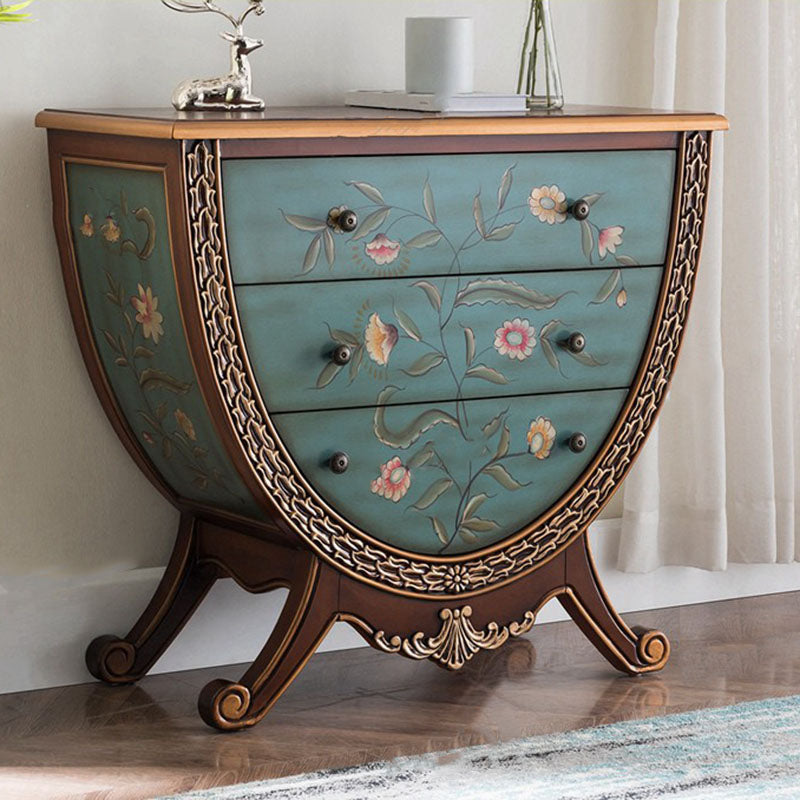 Madera sólida de cofre de almacenamiento tradicional de 15.6 pulgadas de ancho