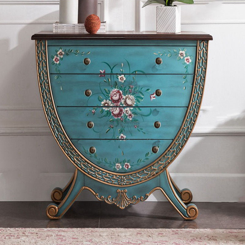 Madera sólida de cofre de almacenamiento tradicional de 15.6 pulgadas de ancho