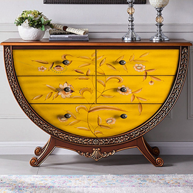 Madera sólida de cofre de almacenamiento tradicional de 15.6 pulgadas de ancho