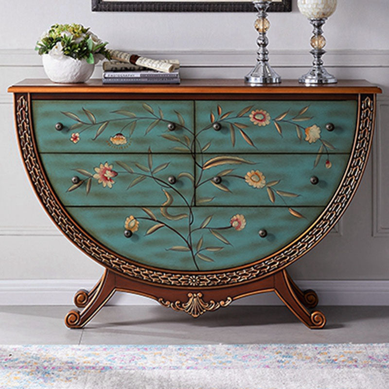 Madera sólida de cofre de almacenamiento tradicional de 15.6 pulgadas de ancho